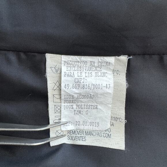 LE LIS BLANC Blazer Womens Large Glen Plaid with Embroidery Maximalism Raw Edge - Picture 13 of 14